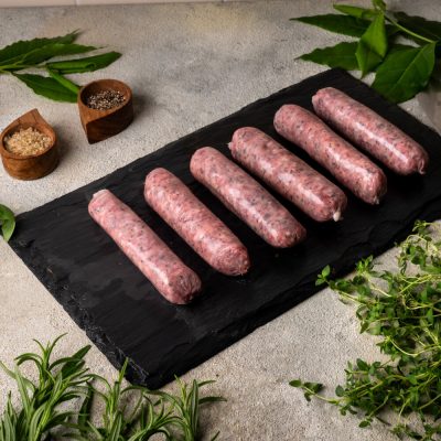 LAMB AND MINT SAUSAGES